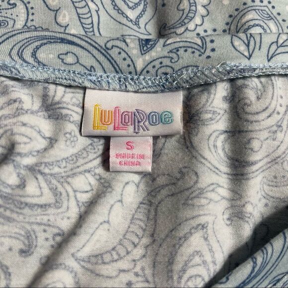 LulaRoe Print Blue and White Top - Picture 7 of 7